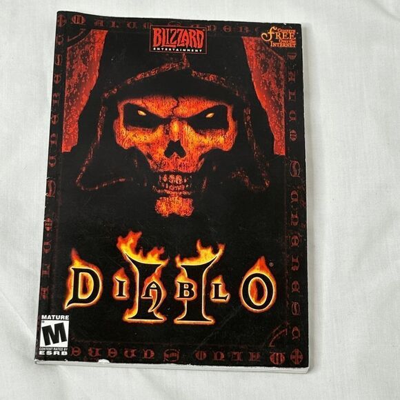 Diablo 2 PC Big Box Game Manual Book Only - Picture 1 of 6